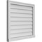 Ekena Millwork Vertical Surface Mount PVC Gable Vent w/ 2"W x 2"H , Brickmould Sill Frame, 28"W x 26"H GVPVE28X2603SN - alternate 3